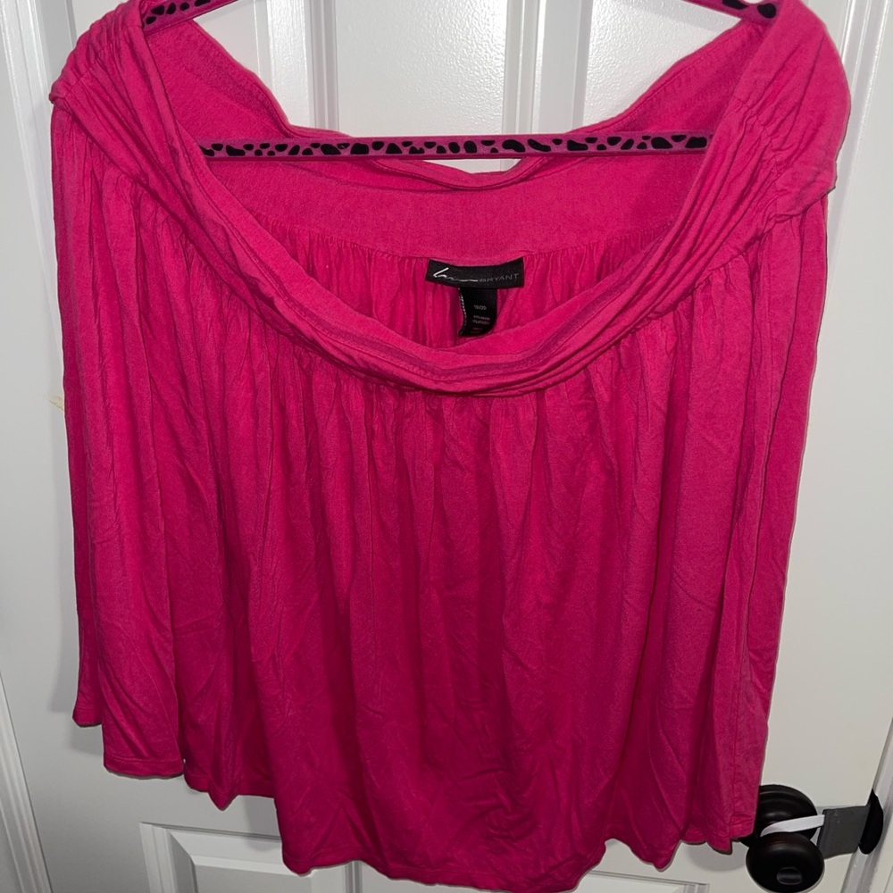 🩷 Flash Sale 🩷 Lane Bryant Woman’s  Size 18/20 Hot Pink Flare Skirt